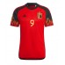 Herren Fußballbekleidung Belgien Romelu Lukaku #9 Heimtrikot WM 2022 Kurzarm